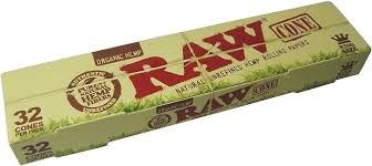 RAW ORGANIC HEM 32 cones KING SIZE