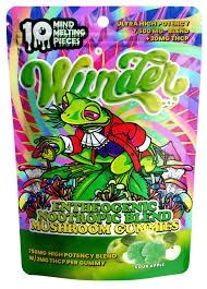 WUNDER AMANITA MUSHROOM 7500 MG + 20 MG THCP SOUR APPLE