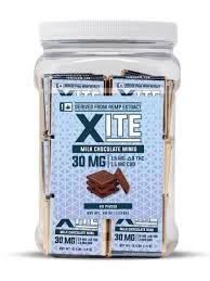 XITE 30 MG MILK CHOCOLATE MINIS