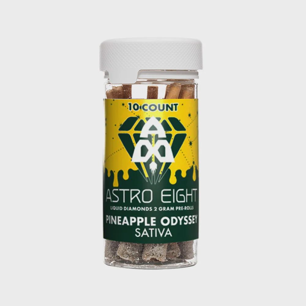 ASTRO EIGHT PRE ROLL 2G SATIVA PINEAPPLE ODYSSEY