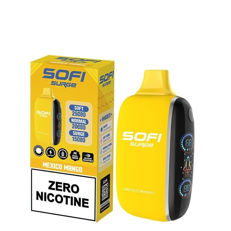 SOFI SURGE DISPOSABLE ZERO NICOTINE MEXICO MANGOE