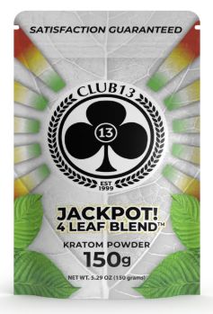 CLUB13 JACKPOT  4LEAF BLEND KRATOM POWDER 150g