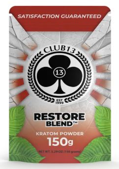 CLUB13 RESTORE BLEND KRATOM POWDER 150G