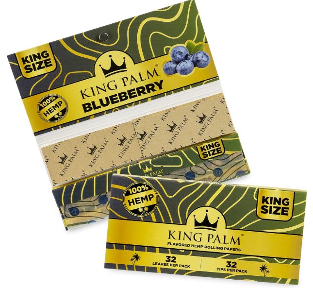 KP FLAVOR HEMP KS &amp; TIPS BLUEBERRY