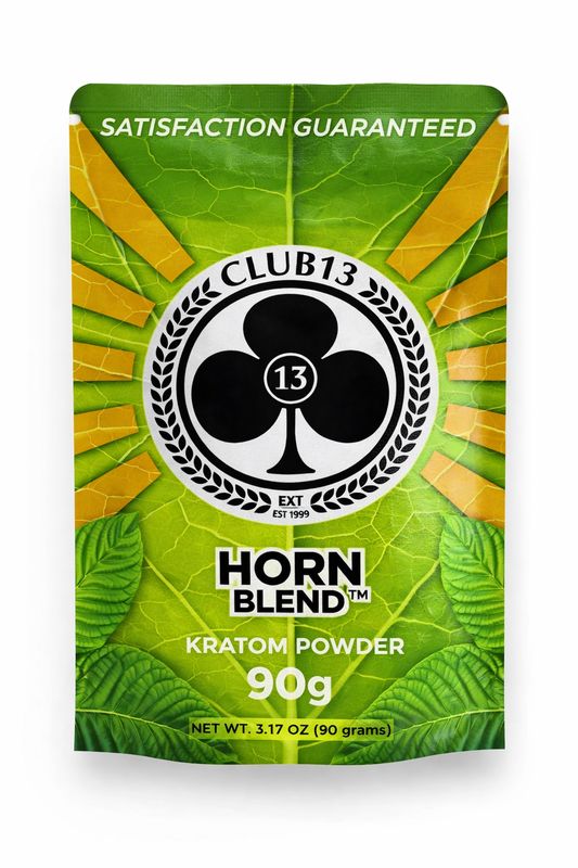 CLUB13 HORN BLEND KRATOM POWDER 90g