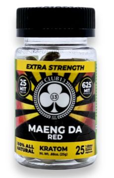 CLUB13 EXTRA STRENGTH 25CT MAENG DA RED KRATOM
