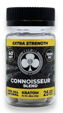 CLUB13 EXTRA STRENGTH 25CT CONNOISSEUR BLEND KRATOM