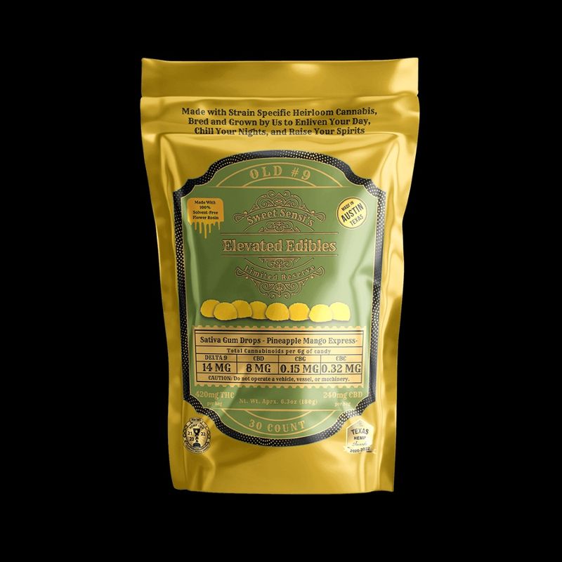 SWEET SENSI EDIBLE PINEAPPLE MANGO EXPRESS 30PK