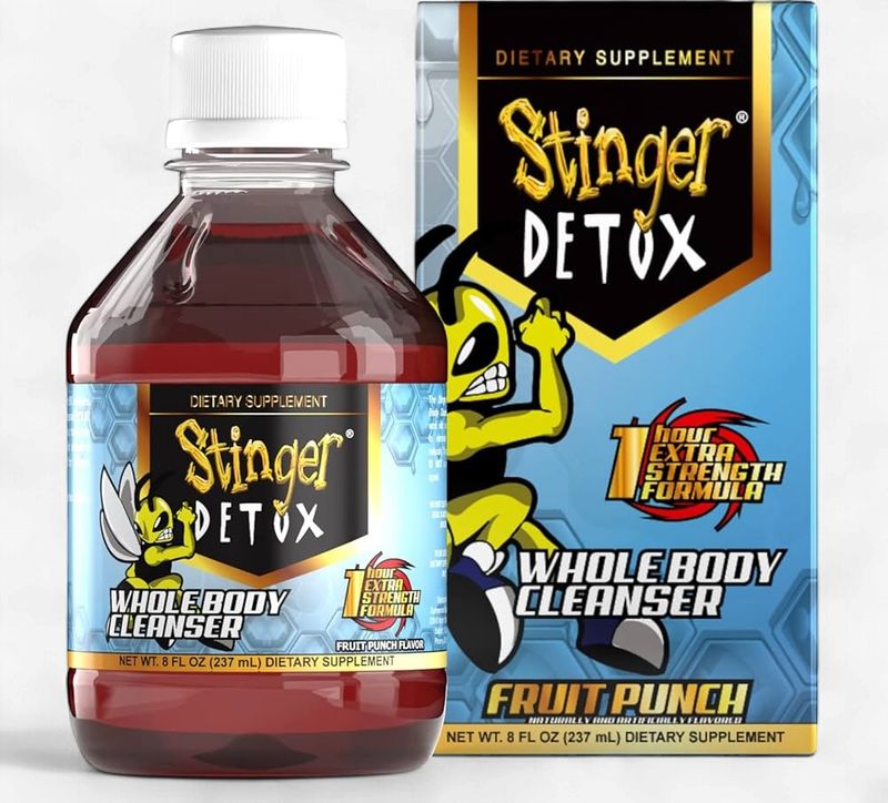 STINGER DETOX 1 HOUR EXTRA STRENGTH "WHOLE BODY" CLEANSER - FRUIT PUNCH