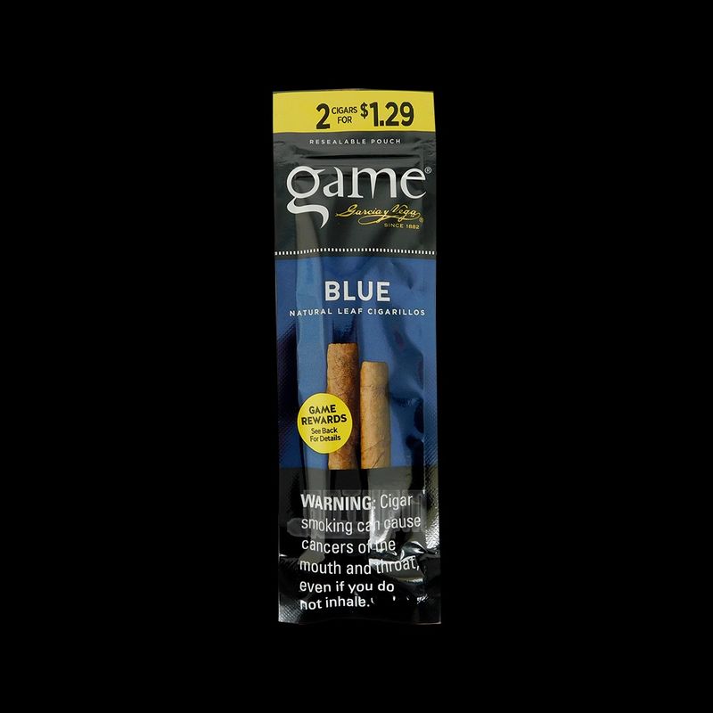 GAME BLUE CIGARILLOS