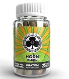 CLUB 13 HORN BLEND KRATOM 25CT