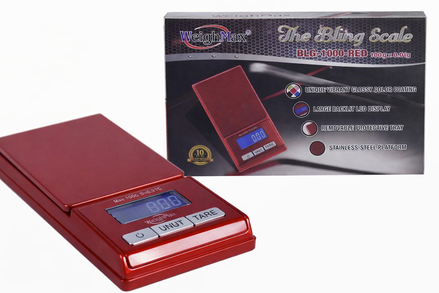 WEIGHMAX BLG 1000 RED 1000g * 0.1g