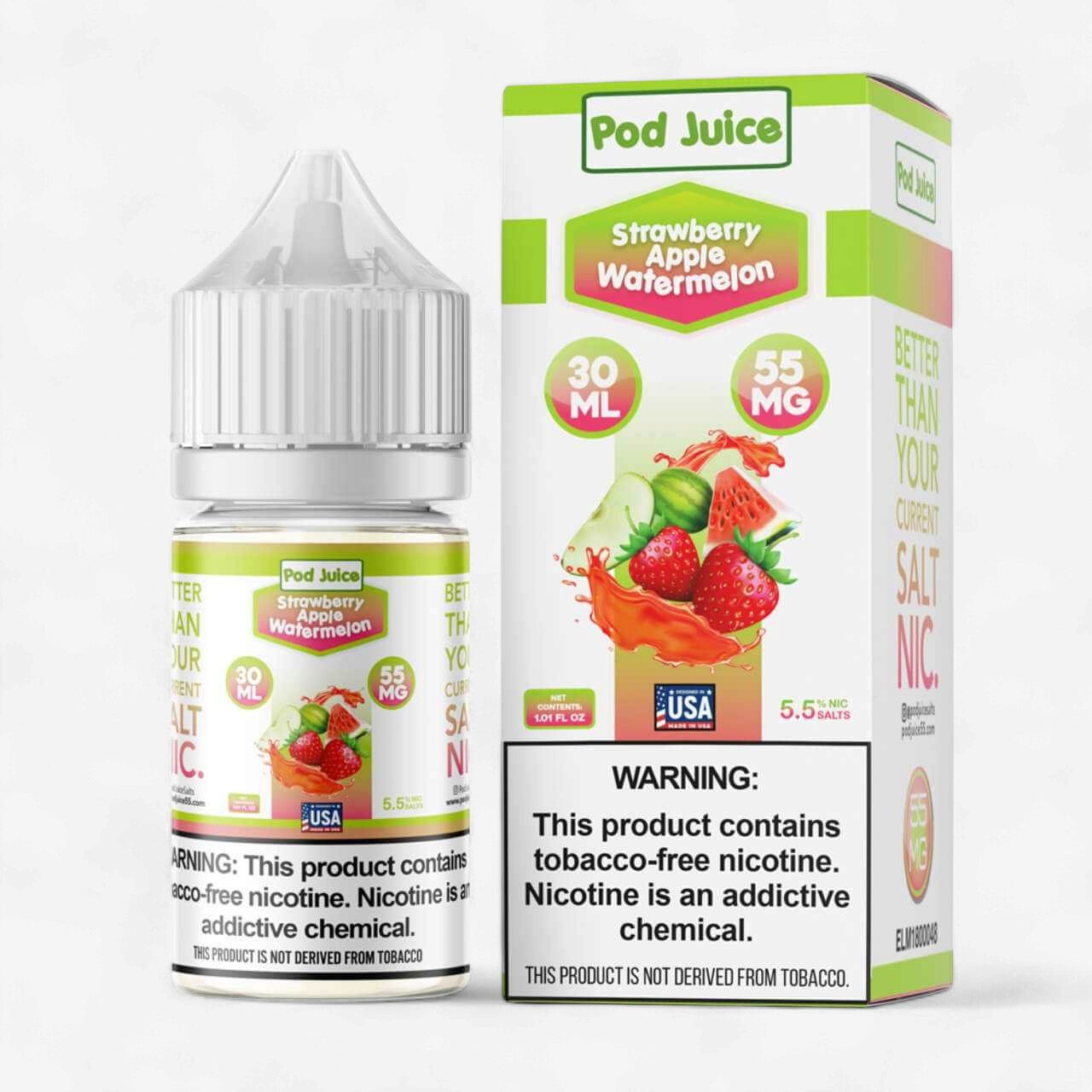 POD JUICE 30 ML STRAWBERRY APPLE WATERMELON 55 MG