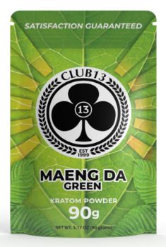 CLUB 13 MAENG DA GREEN KRATOM POWDER 90g