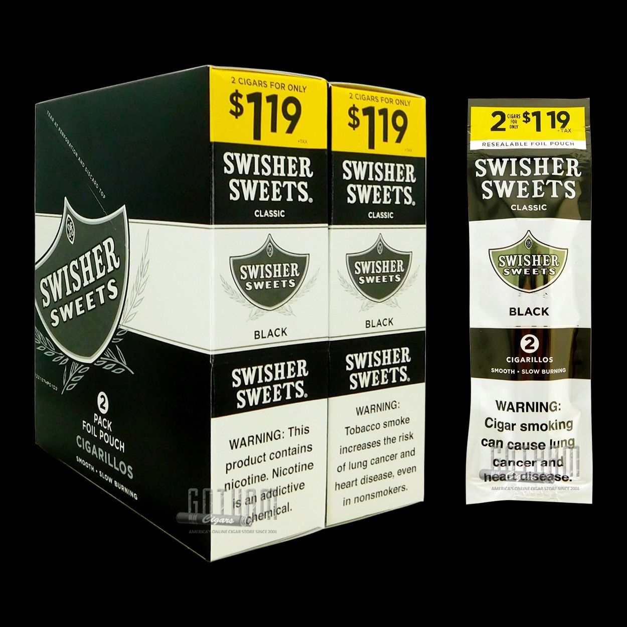 SWISHER SWEETS BLACK