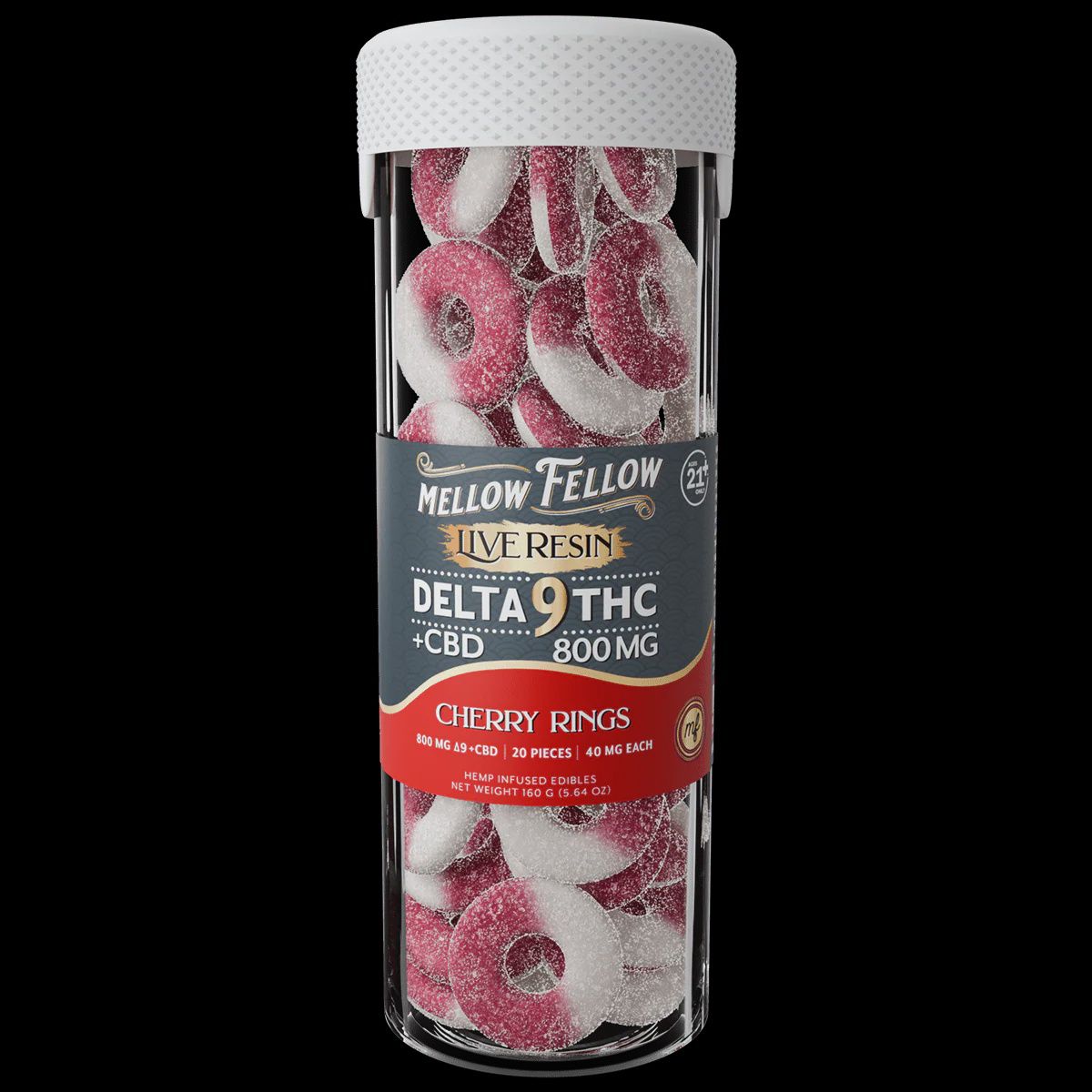 MELLOW FELLOW DELTA9 THC CHERRY RINGS