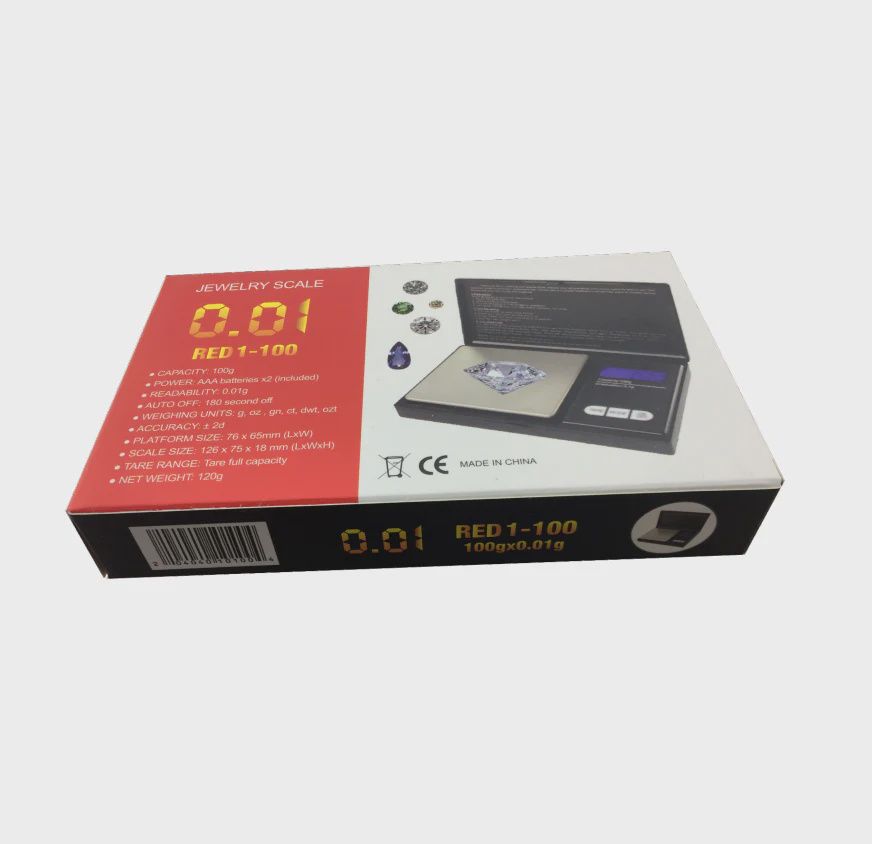 JEWELRY SCALE 0.01 RED1-100 100g*0.01g