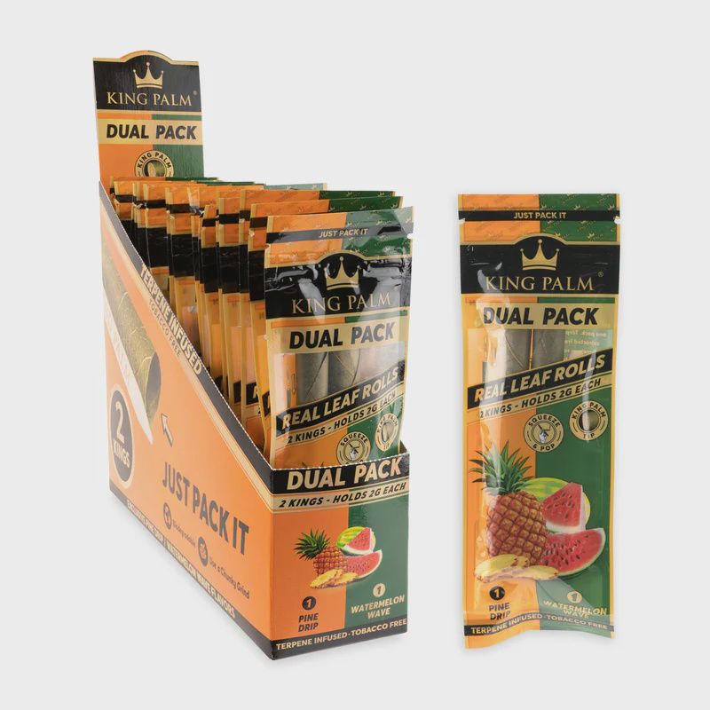 KING PALM DUAL PACK WATERMELON WAVE&amp;PINEAPPLE
