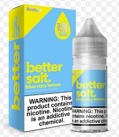 VAPETASIA BETTER SALT BLUE RAZZ LEMON 50 MG