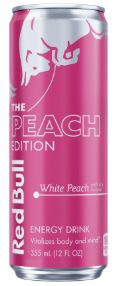 THE WHITE PEACH RED BULL ENERGY DRINK 12oz