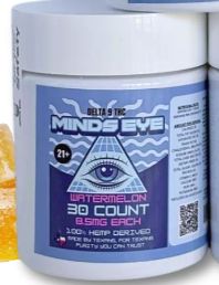 MINDS EYE 10 WATERMELON 30CT GUMMIES