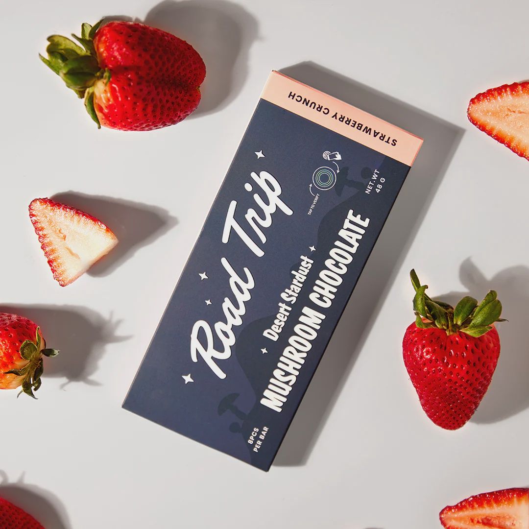ROAD TRIP MASHROOM CHOCOLATE STRAWBERRY CRUNCH