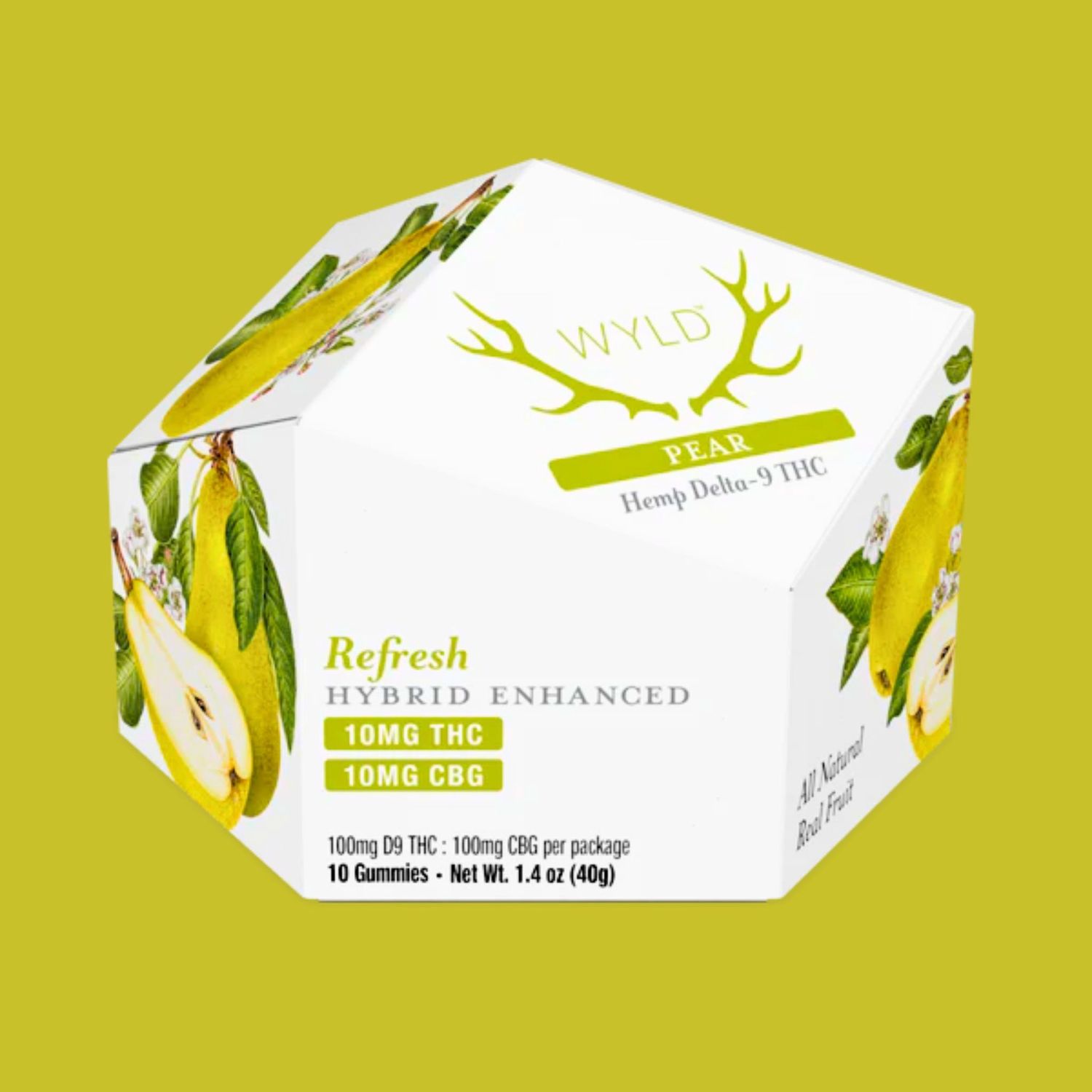 WYLD HEMP D9 GUMMIES PEAR