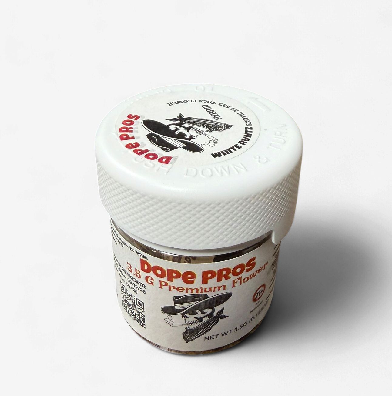 DOPE PROS WHITE RUNTZ 3.5G FLOWER HYBRID