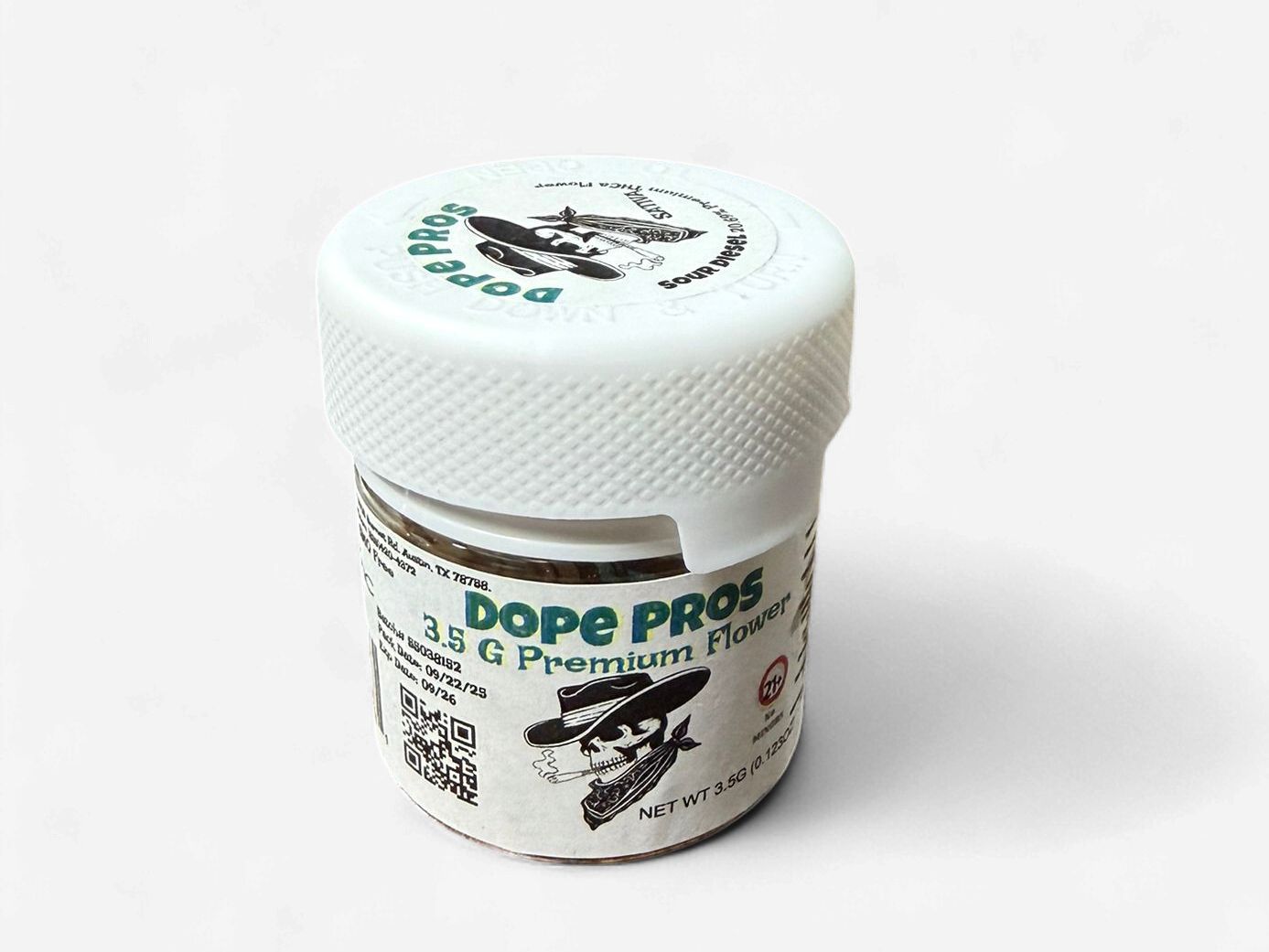 DOPEPROS SOUR DIESEL 3.5G FLOWER SATIVA