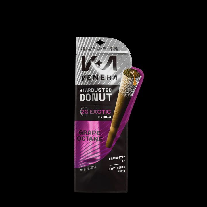 VENERA 2G EXOTIC STARDUSTED TIP PRE ROLL 10CT BOX | GRAPE OCTANE (H)