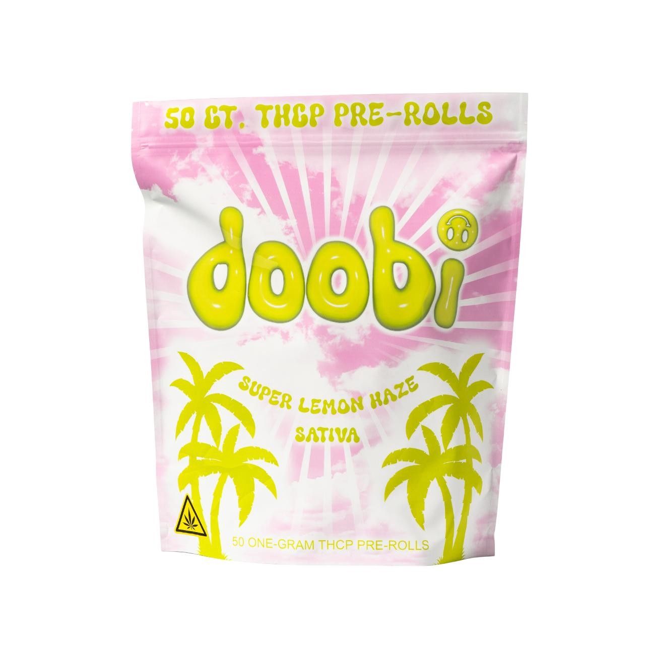 DOOBI THC-P 1G PRE ROLLS 50CT/PK | SUPER LEMON 1  HAZE (S)