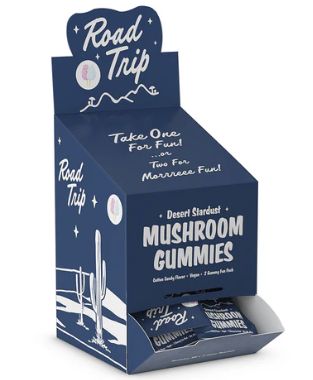 ROAD TRIP 2PC MUSHROOM GUMMIES 30PK BOX COTTON CANDY
