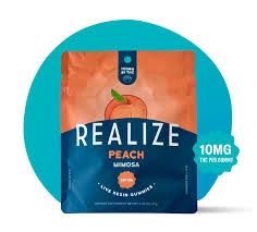 REALIZE L.R D9 GUMMIES 10CT PEACH