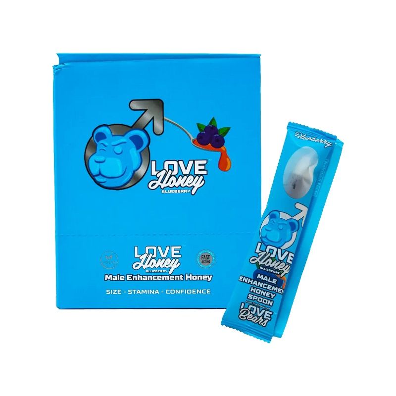 LOVE HONEY MALE 12 Per Pack BLUEBERRY