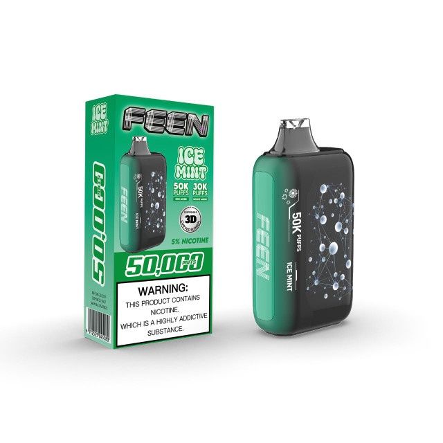 FEEN 50K PUFFS DISPOSABLE 5CT/PK | ICE MINT