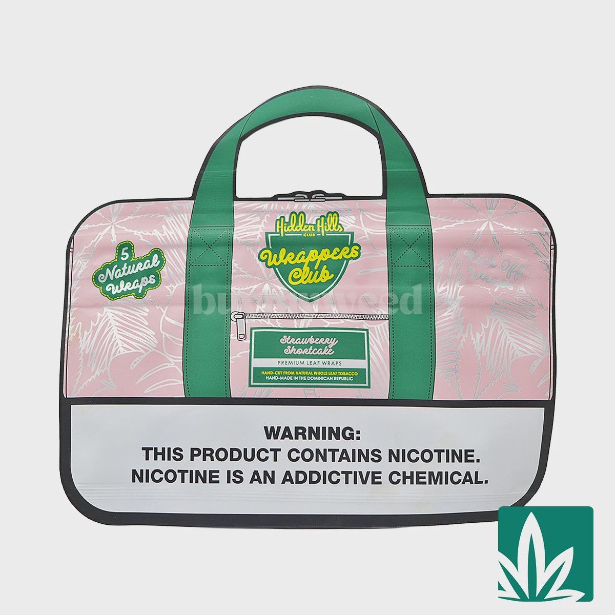 HIDDEN HILLS WRAPPERS CLUB PREMIUM LEAF WRAPS | STRAWBERRY SHORTCAKE