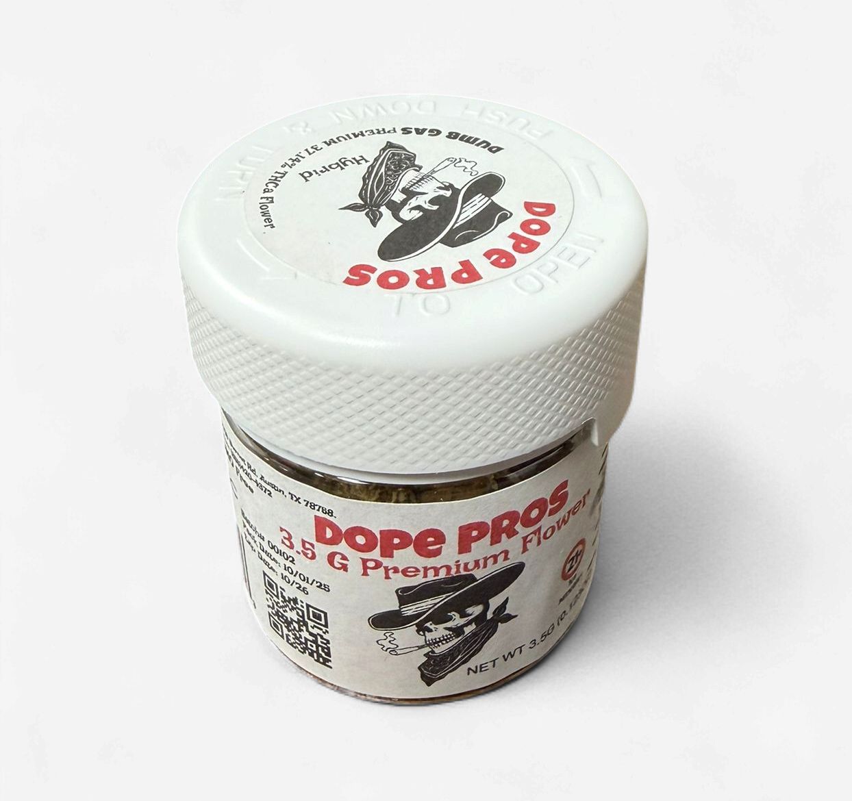 DOPE PROS DUMB GAS 3.5G FLOWER HYBRID