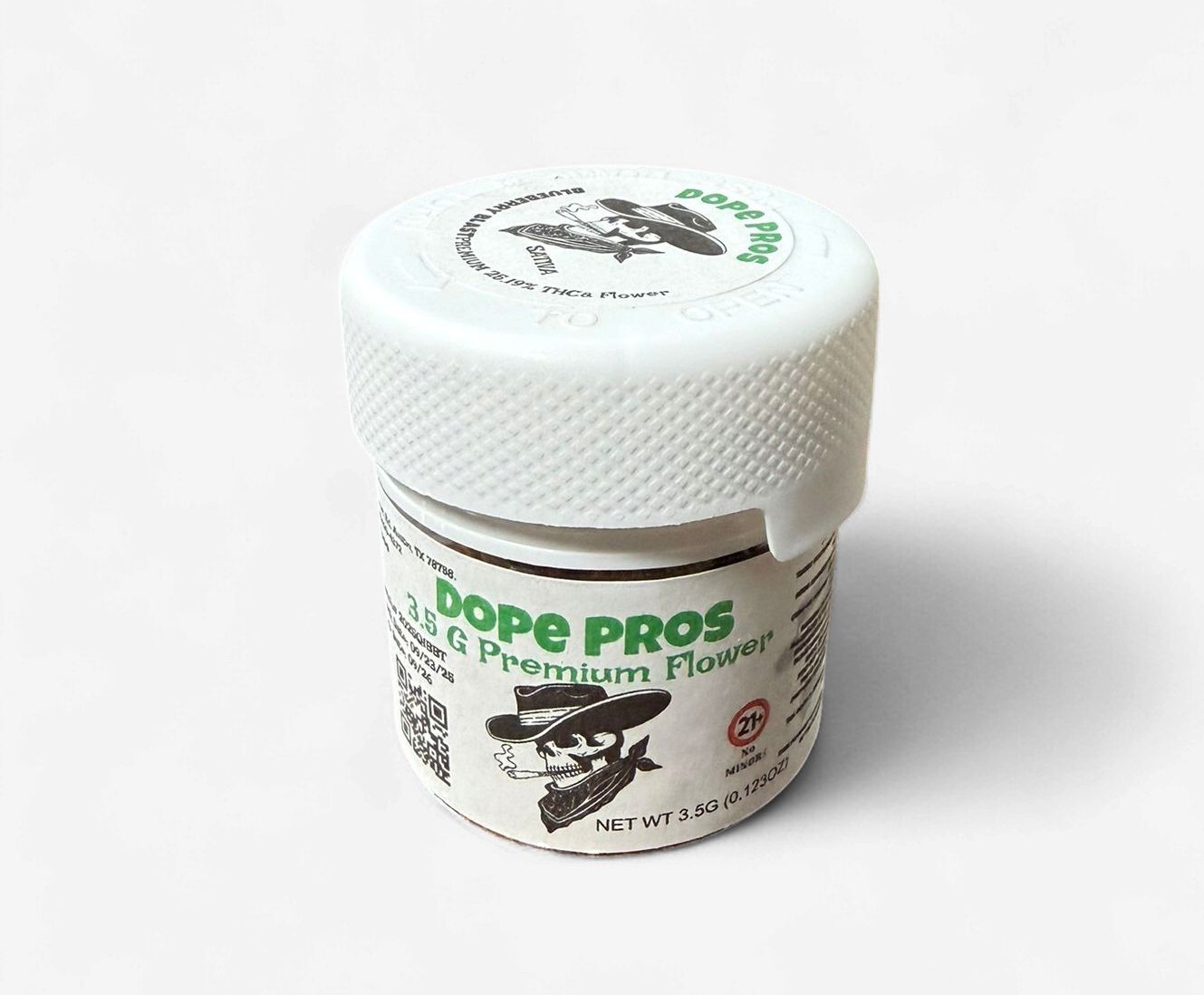 DOPE PROS BLUE BERRY BLAST 3.5G FLOWER SATIVA