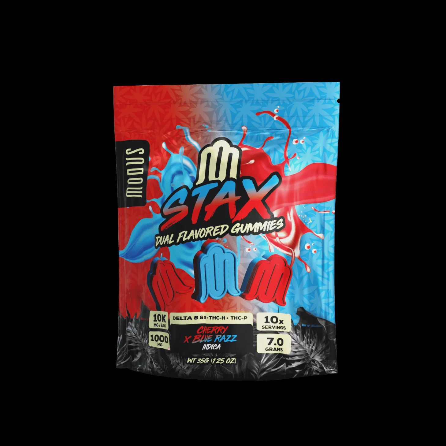 Modus gummies cherry X blue razz