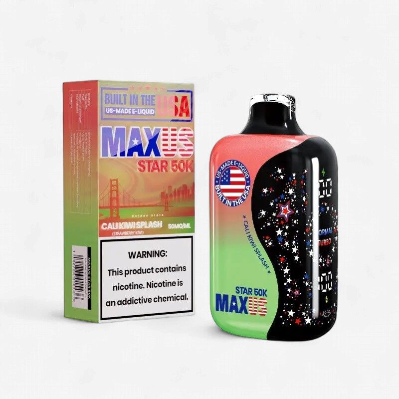MAXUS STAR 50K, Flavour: Cali Kiwi Splash - Strawberry Kiwi