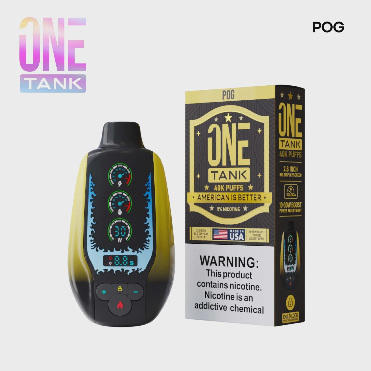 ONE TANK 40K DISPOSABLE 5CT  POG