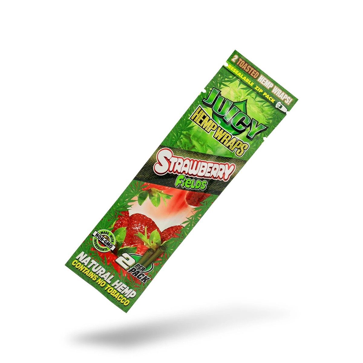 JUICY JAYS HEMP WRAPS 25PK 2CT Strawberry Fields