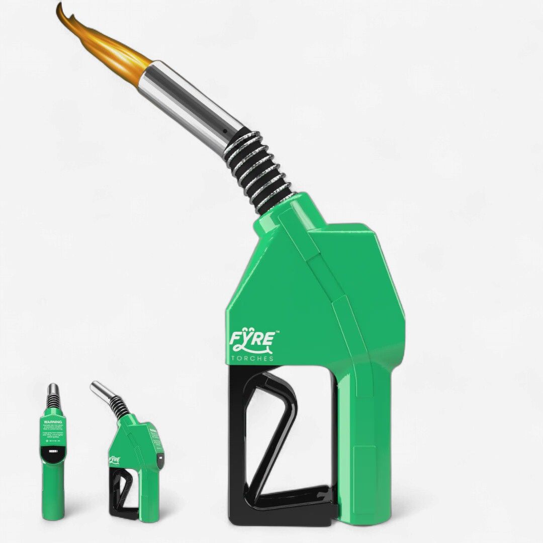 FYRE TORCHES GAS PUMP GREEN
