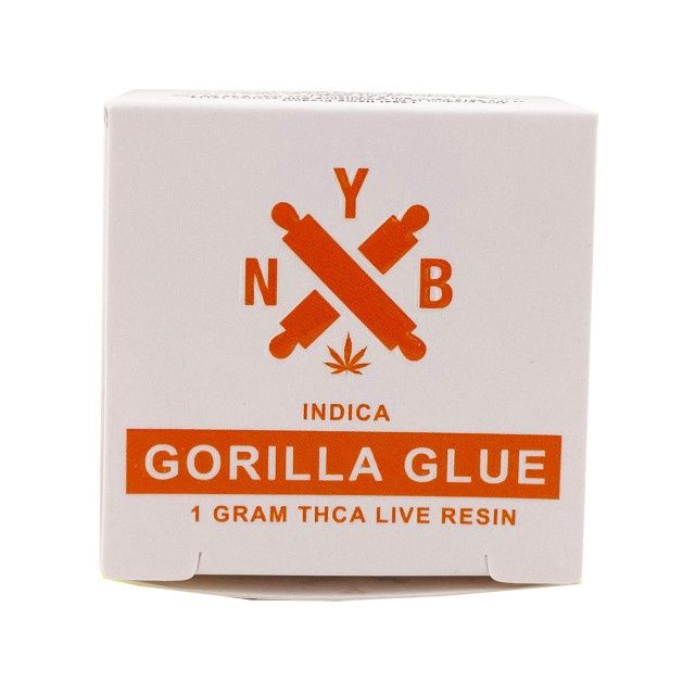 NYB GORILLA GLUE INDICA 1GM THCA LIVE RESIN