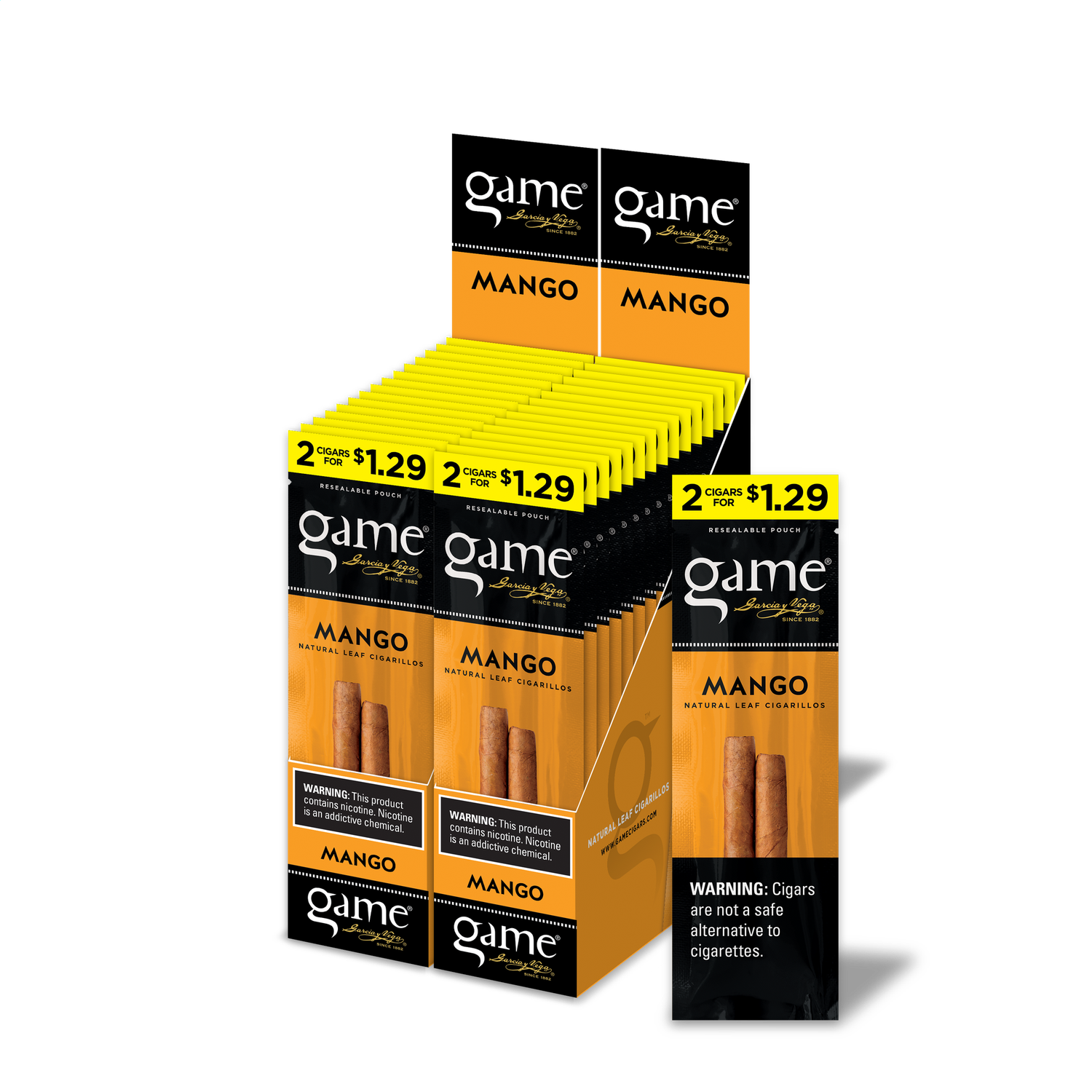 GAME CIGARILLOS, Flavour: Mango