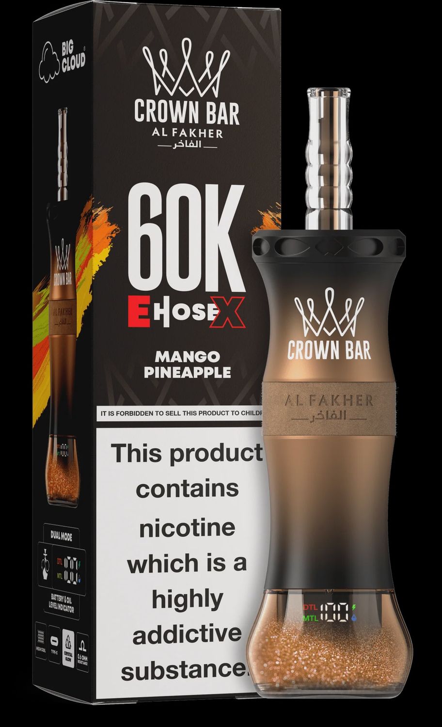 AL FAKHER CROWN BAR MANGO PINEAPPLE