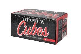TITANIUM CUBES COCONUT COALS 72PCS