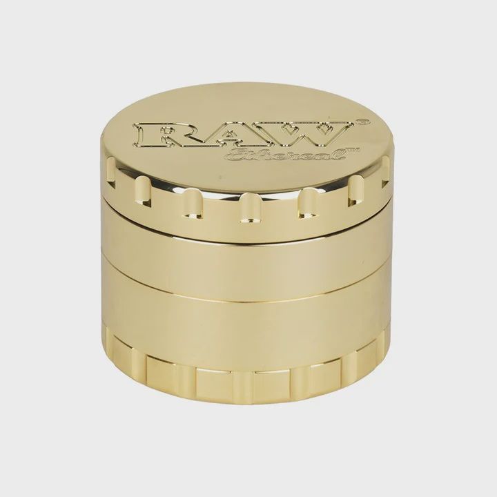 RAW STAINLESS STEEL ETHEREAL GRINDER GOLD