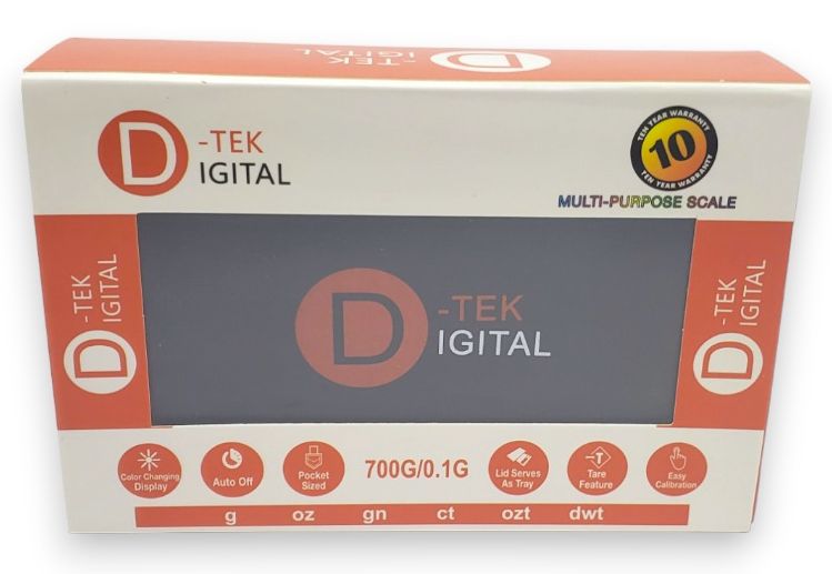 D-TEK DIGITAL SCALE 750g x 0.1g BUR