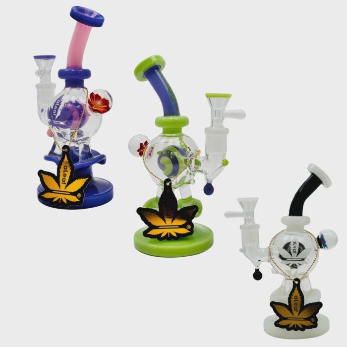 ALEAF WATERPIPE 8"LILY BOMB AL2107-BLACK